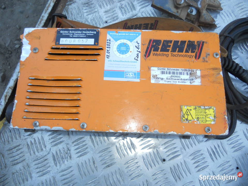 Spawarka TIG Rehm Tiger 210 Biznes i Przemysł