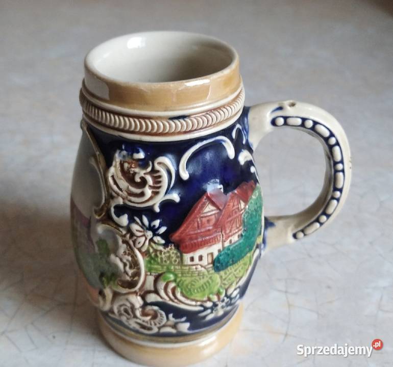 Mini niemiecki kufel ceramiczny Reda