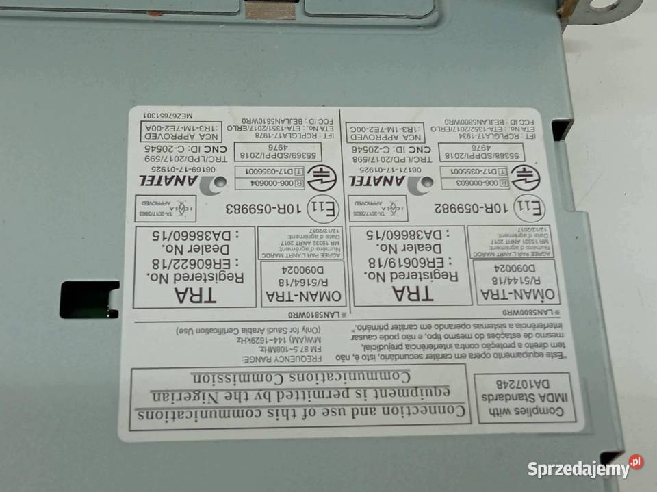 RADIO 281155651R Dacia Duster II 20172024