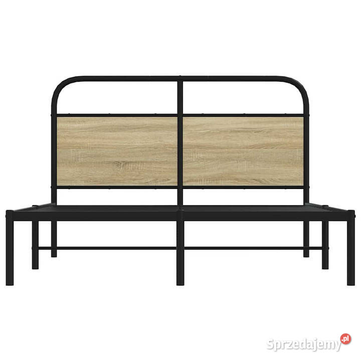 Łóżko bez materaca dąb sonoma 140x200 WM4100259 146cm mazowieckie Warszawa