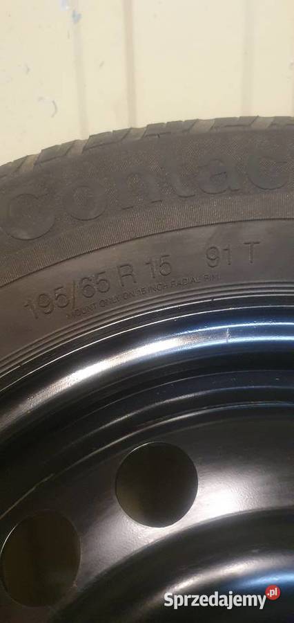 1x 15 5x110 19565 R15 felga stalowe opona lato