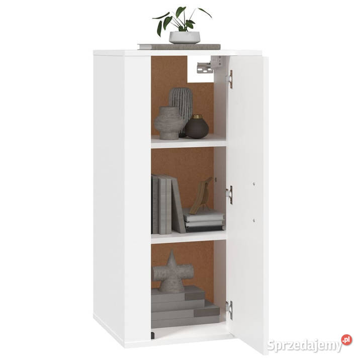 Wisząca szafka telewizyjna biała 40x345x80 Warszawa