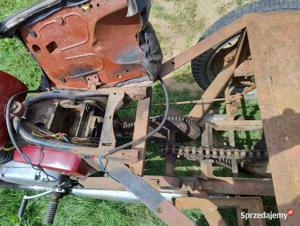 CZ 350 trójkołowiec podkarpackie Wola Raniżowska