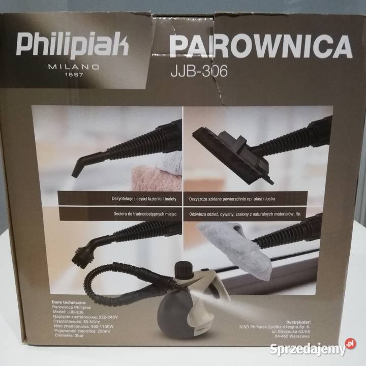 Parownica Philipiak Milano JJB306 NOWA Sieradz