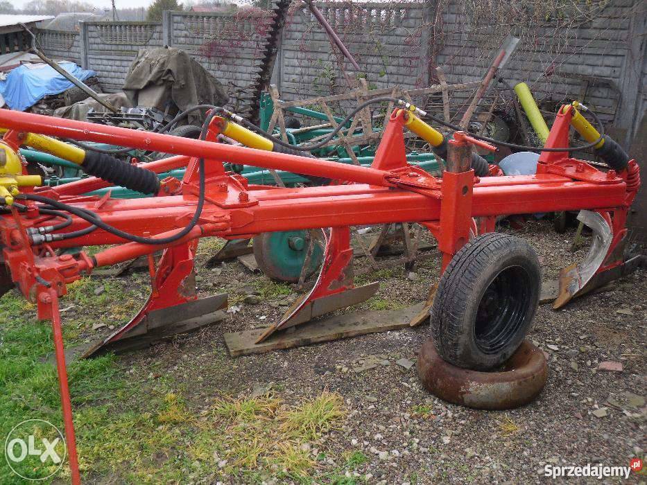 Pług Atlas 4 skibowy zagonowy hydrauliczny non Wolice