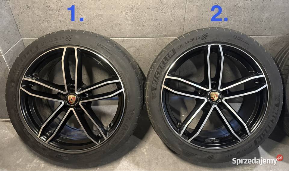 20 Porsche Macan felgi koła komplet z czujnikami Samochodowe Lubasz