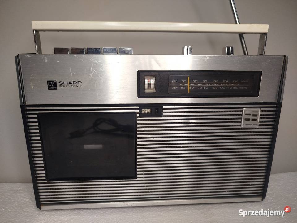 Zabytkowy Radiomagnetofon SHARP RD416D lata 70 Zgierz