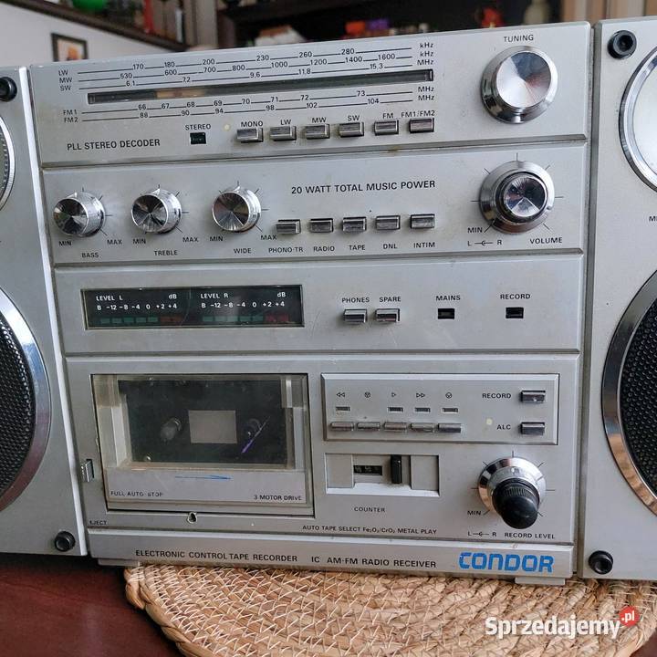 Condor MK125 inny audioOkres PRL Magnetofony łódzkie sprzedam