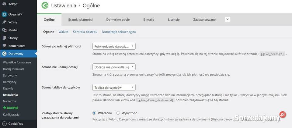 Tłumaczenie wtyczki darowizn GiveWP Wordpress Lublin