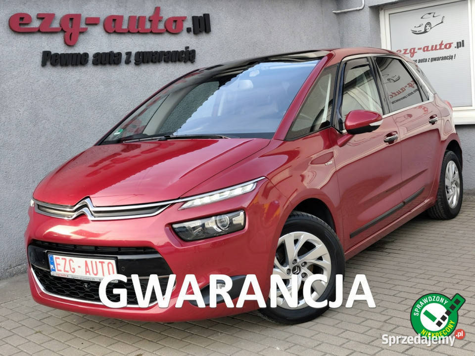 Citroen C4 Picasso bezwypadkowy bogate czujnik martwego pola Citroën łódzkie Zgierz