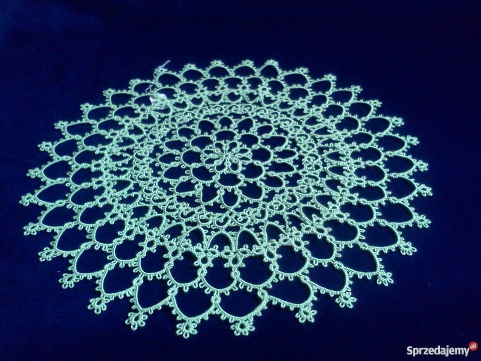 Serwetka frywolitkowa Wiśniowa