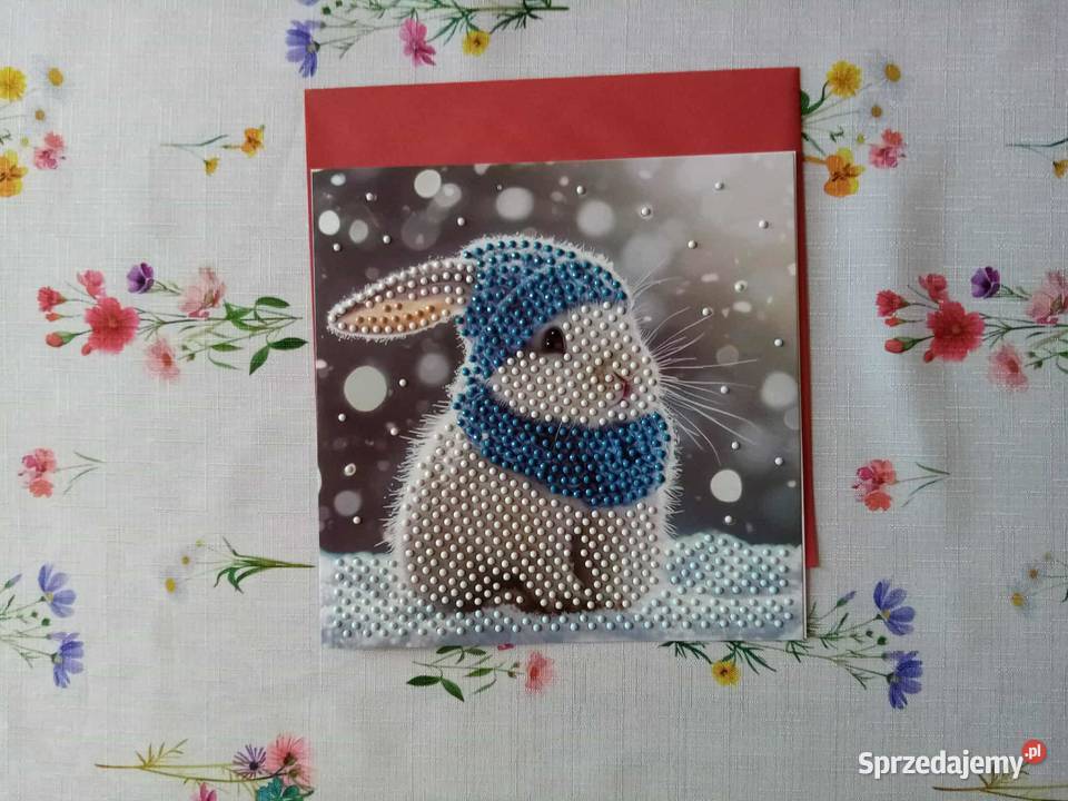 Kartki Bożonarodzeniowe haft diamentowy wielokolorowy Jarocin