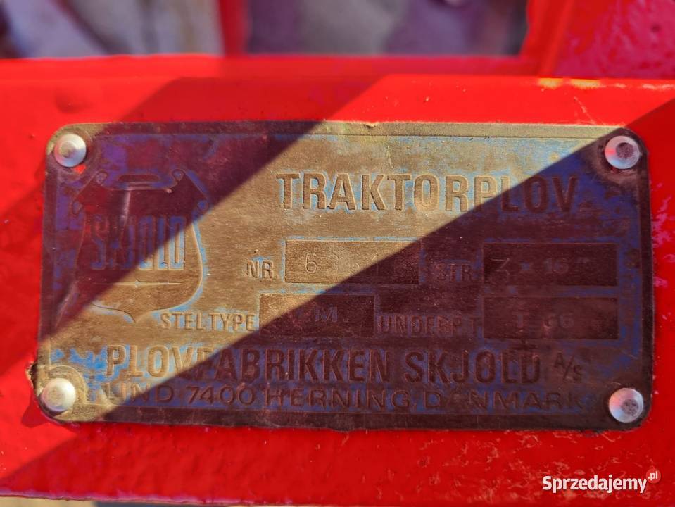 Pług Skjold 3x16 Lesko sprzedam