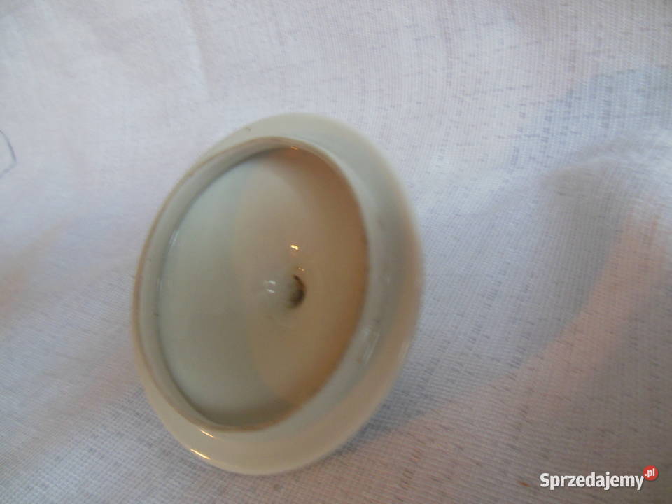 Pokrywka do dzbanka cukiernicy szafirowy pasek świętokrzyskie Kielce