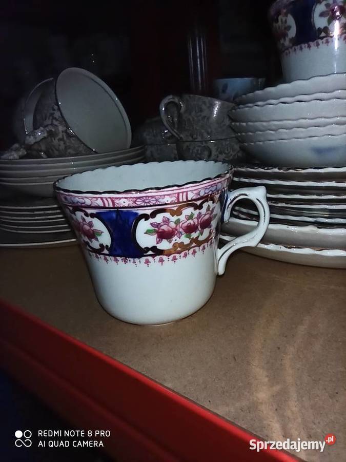 Trio sygnowane numerycznie Zachwyca dekorem Porcelana i szkło Gdańsk