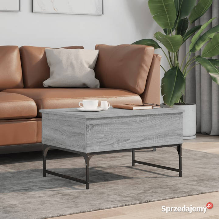 Stolik kawowy szary dąb sonoma 70x50x40 WM845374 Warszawa