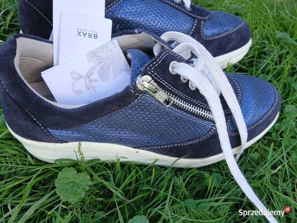 39 buty damskie Granatowe sneakersy koturn 5 śląskie Szczerbice sprzedam