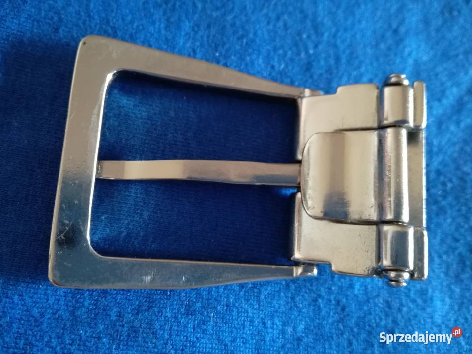 Klamra Do Paska Męskiego Skórzanego 60x40 mmStal Łódź sprzedam