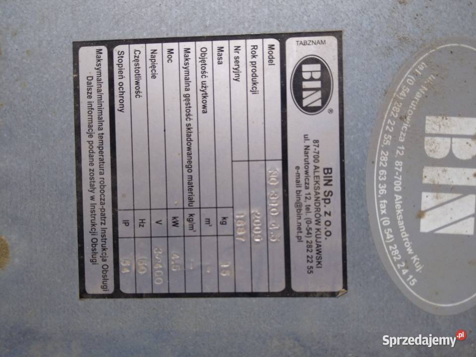Nagrzewnica elektryczna BIN Łosice sprzedam