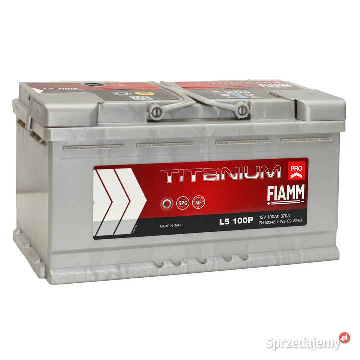 Akumulator FIAMM TITANIUM PRO 12V 100Ah 870A sprzedam