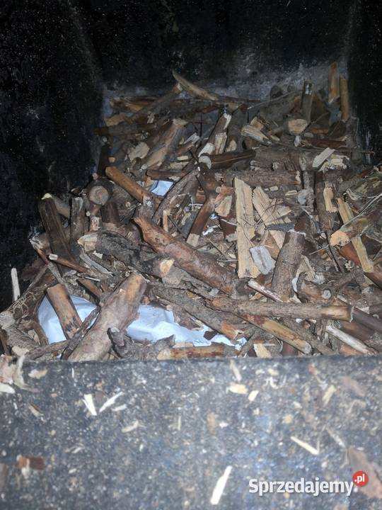 Rozpałka zrębki opał Domaradz