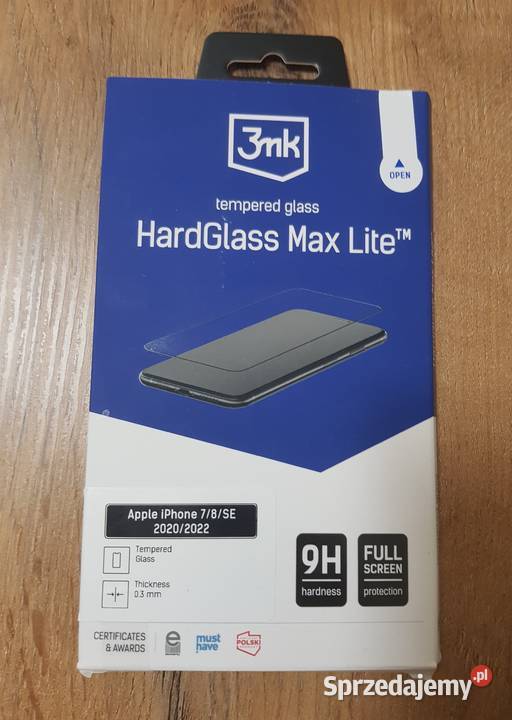 Szkło Hartowane Lite 3mk 5D Apple iPhone 78SE Golina sprzedam