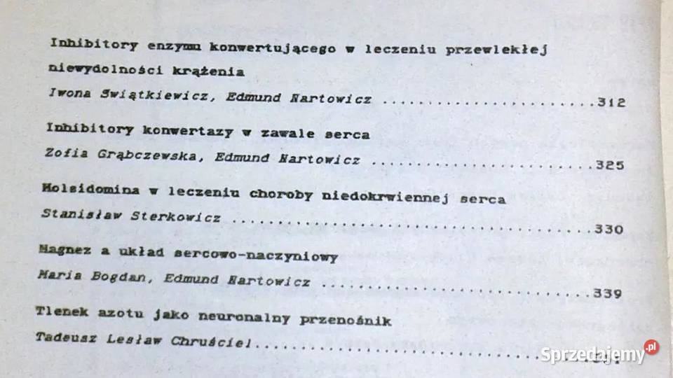 Postępy farmakoterapii kardiologicznej S Chełm sprzedam