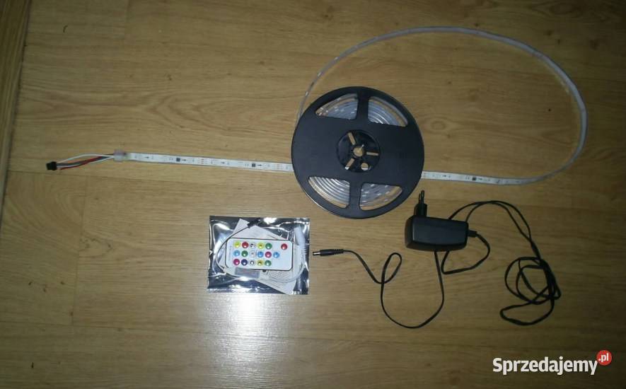 Taśma led 5m kolorowa cyfrowa RGB WS2812B sprzedam