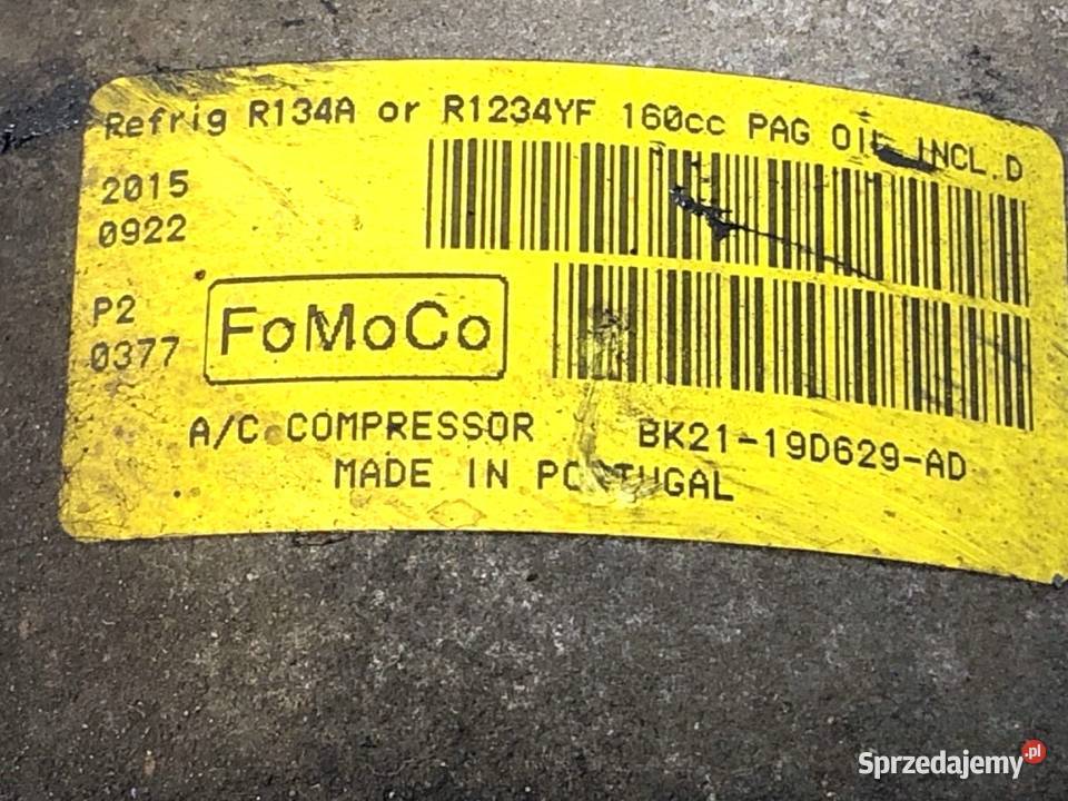 SPRĘŻARKA KLIMATYZACJI FORD TRANSIT CUSTOM I