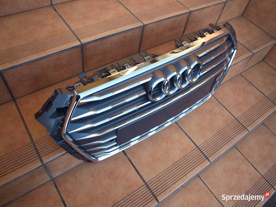 Audi A4 B9 grill chrom atrapa przód parktronik części blacharskie Karoseria Kalisz