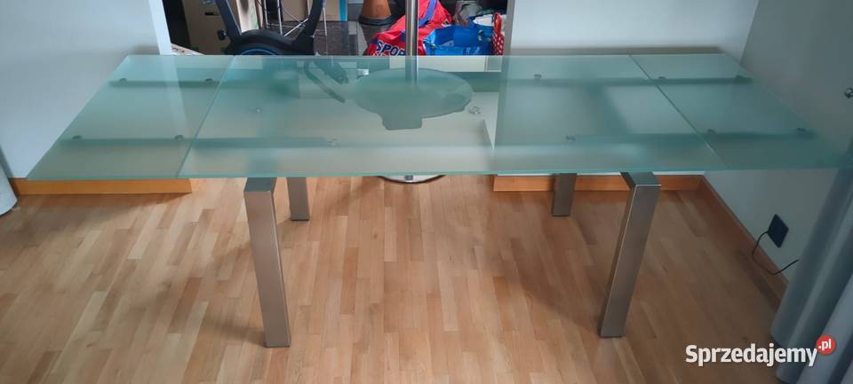 Stół PEDRALI Magic rozkładany szklany stal Warszawa