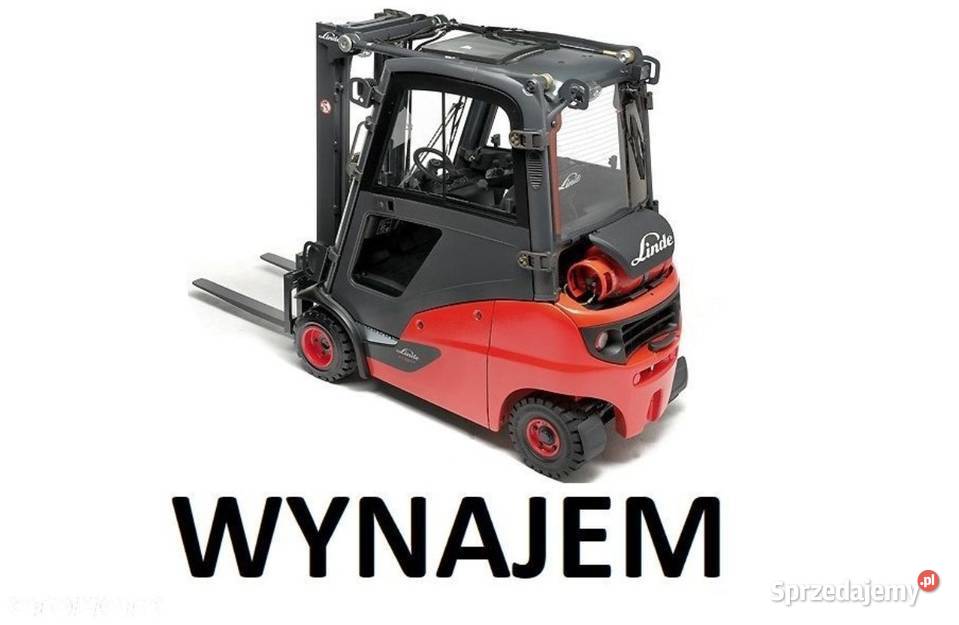 Wynajem wózek widłowy gazowy Linde H14T H16T mazowieckie