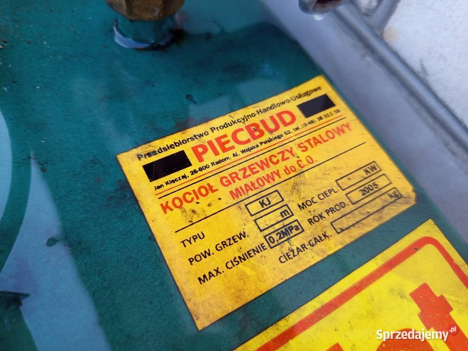 Kocioł grzewczy stalowy Piecbud Ogrzewanie Marianki