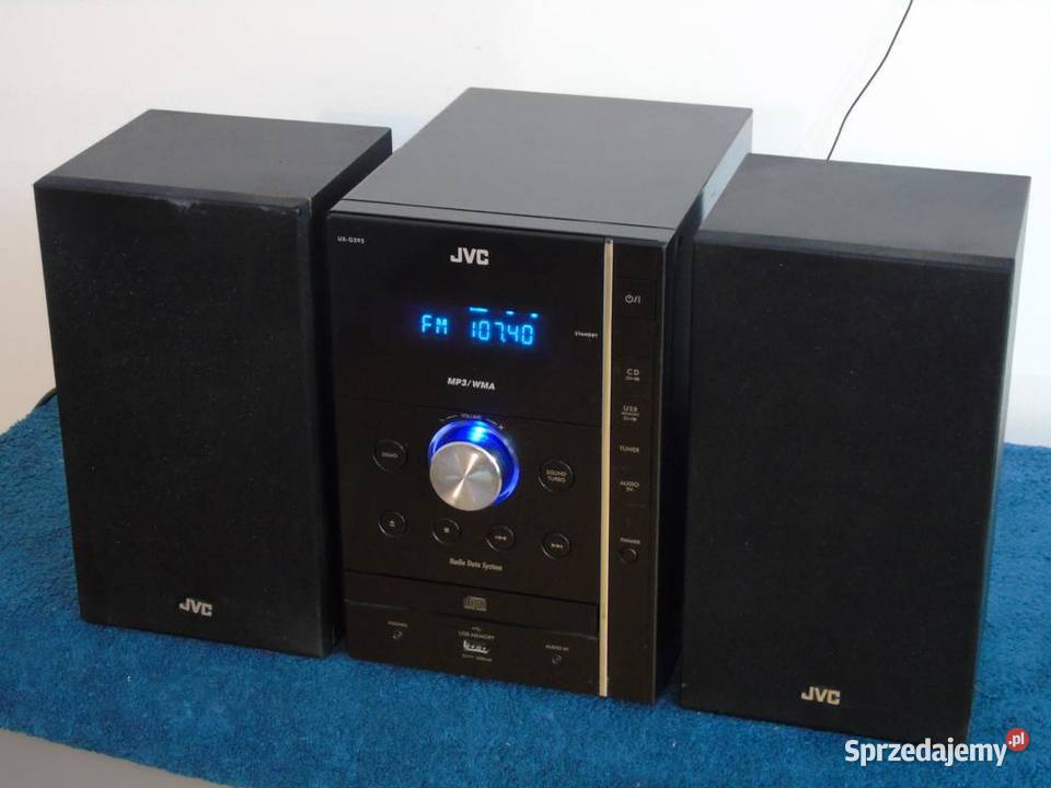 Wieża JVC CAUXG395 CD USB mp3 kolumny WYSYŁKA Jasło sprzedam