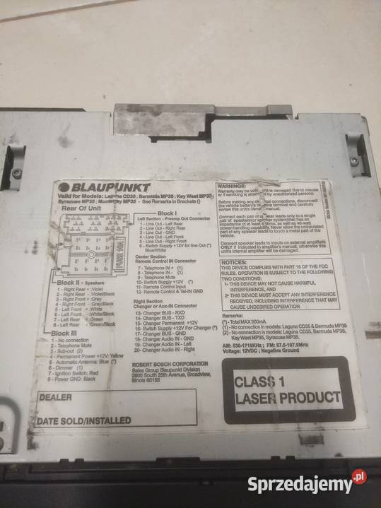 2 x Blaupunkt 1 x Denver odtwarzacze samochodowe Lublin