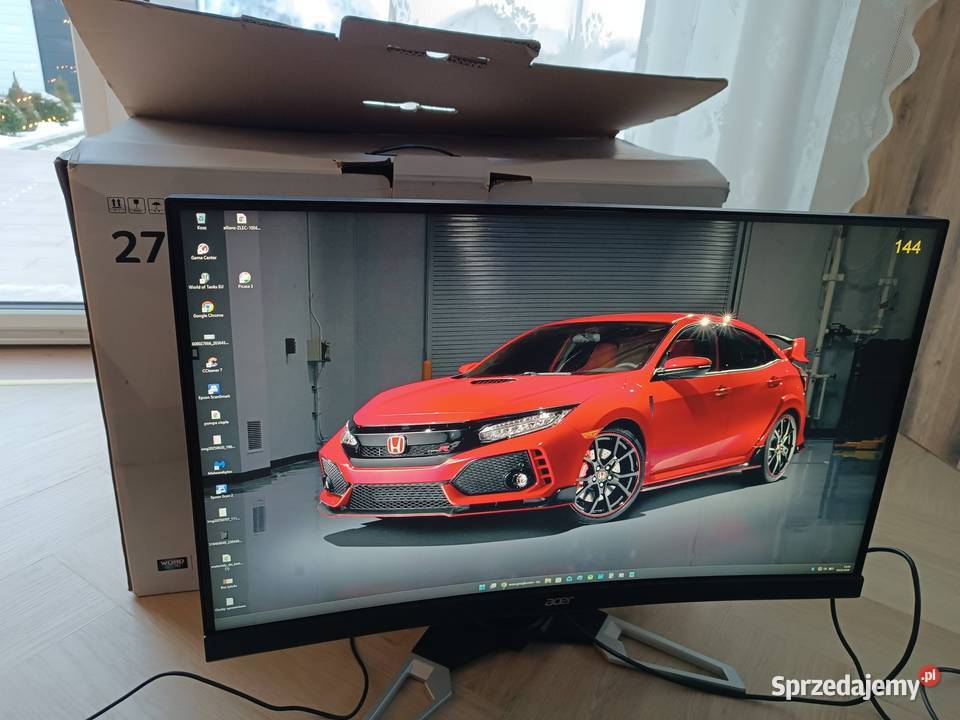 Monitor Gamingowy Acer 27 model XZ271U zachodniopomorskie Rurzyca