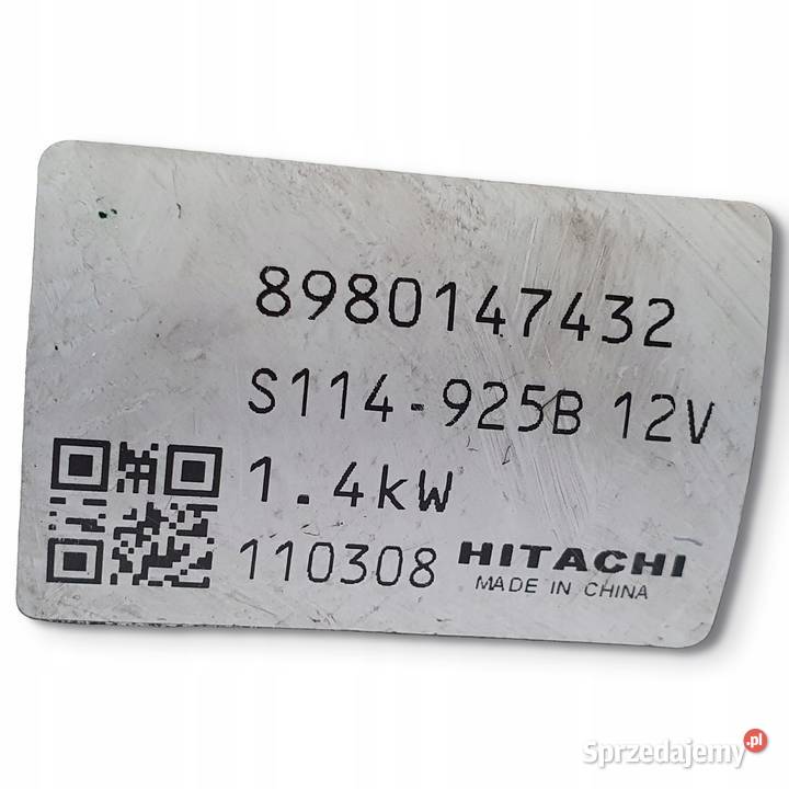 ROZRUSZNIK Opel Zafira B Astra J Corsa D 17 CDTI Chełm sprzedam