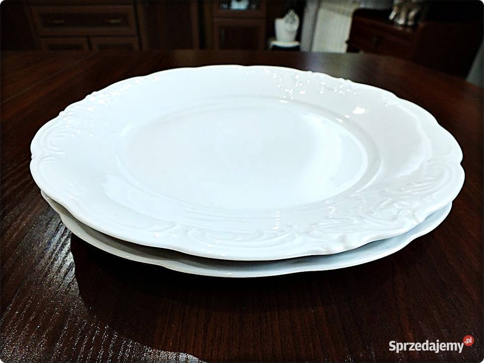 Talerz Porcelana Wawel 26 Biały Talerz z biały Talerze i talerzyki