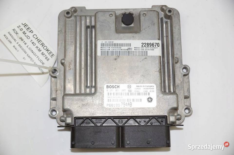 KOMPUTER SILNIKA JEEP CHEROKEE 20MJD P68283353AD Lipno