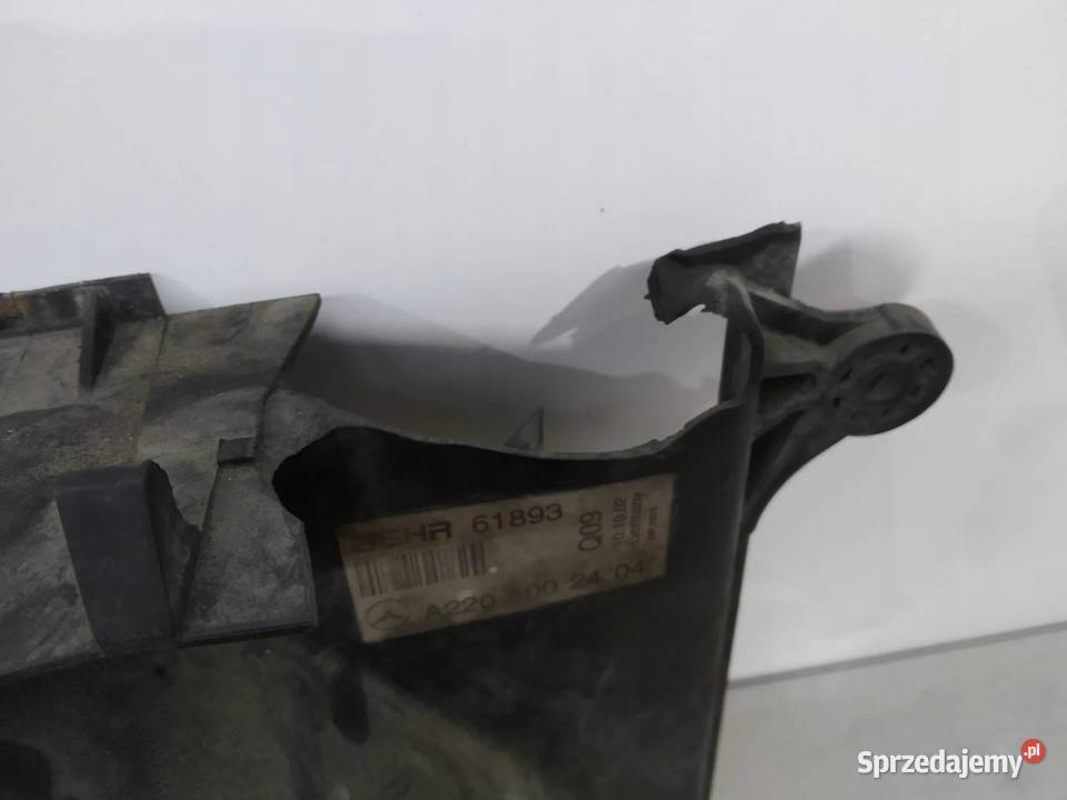 WENTYLATOR CHŁODNICY 32 CDI A2205000293 Rok produkcji 2002