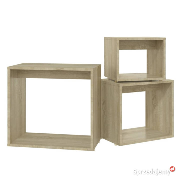 Stoliki wsuwane pod siebie 3 dąb sonoma WM808579 Warszawa