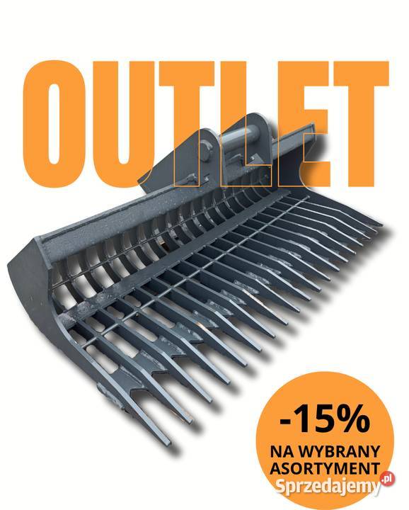 Łyżka skarpowa ażurowa grabie 120 2635t Lehnhoff Głogoczów