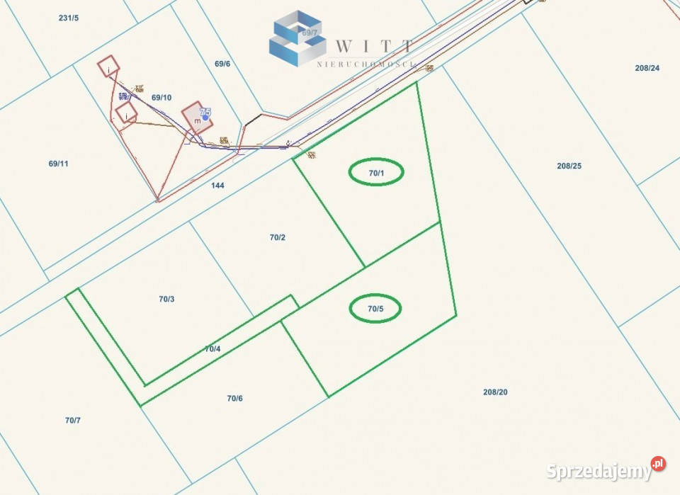Grunt 1539m2 Worliny 28m warmińsko-mazurskie sprzedam