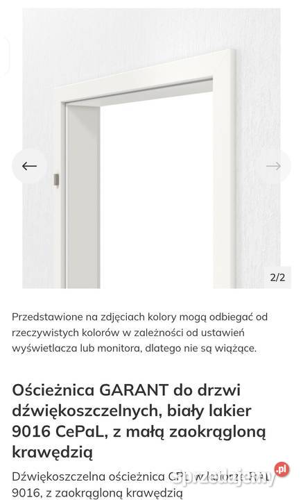 Ościeżnica GARANT do drzwi dźwiękoszczelnych małopolskie Kraków