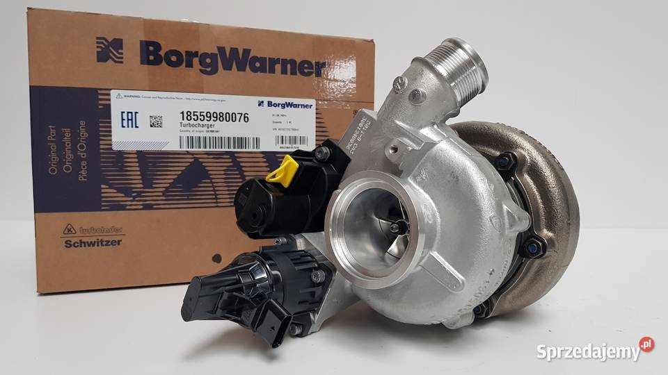 Nowa turbosprężarka BorgWarner KKK 18559980076 mazowieckie Siedlce sprzedam