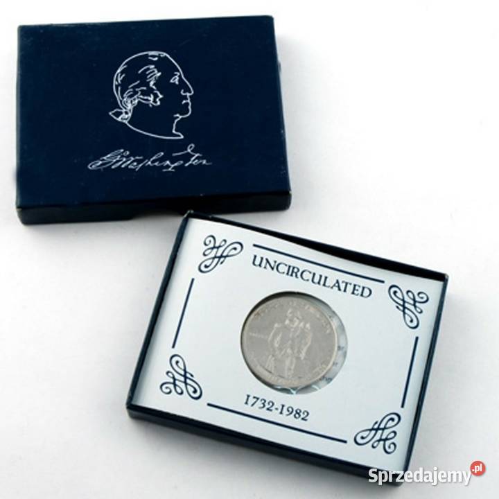 1982D Nieobwodowy George Washington Silver Warszawa