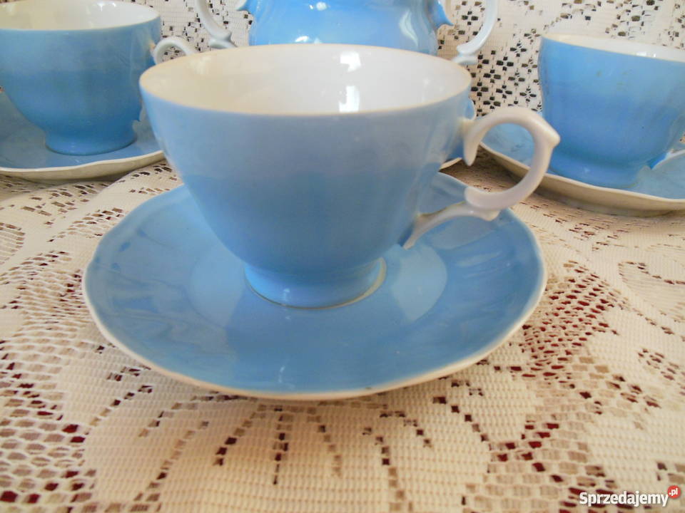 Filiżanki niebieskie ĆMIELÓW z czasów PRLu Kielce sprzedam