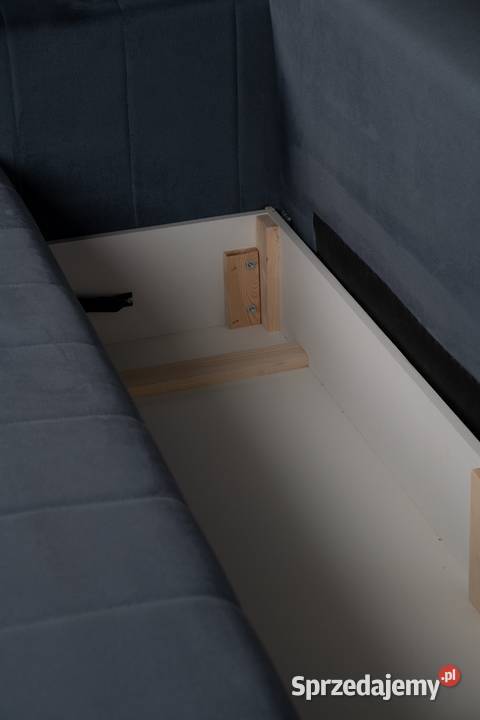 Kanapa Sztruksowa Sofia Niebieska Funkcja Spania Tarchały Małe