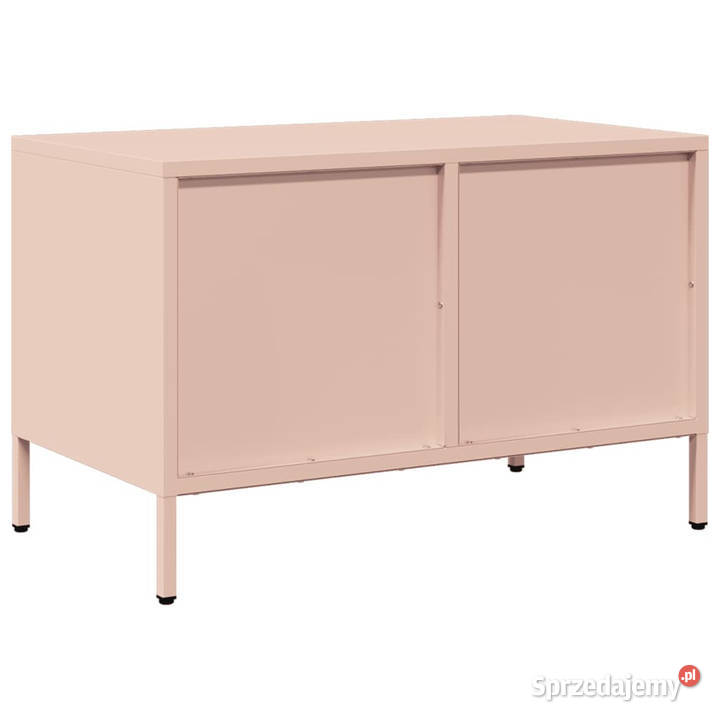 Szafka RTV różowa 68x39x435 stal walcowana na Warszawa