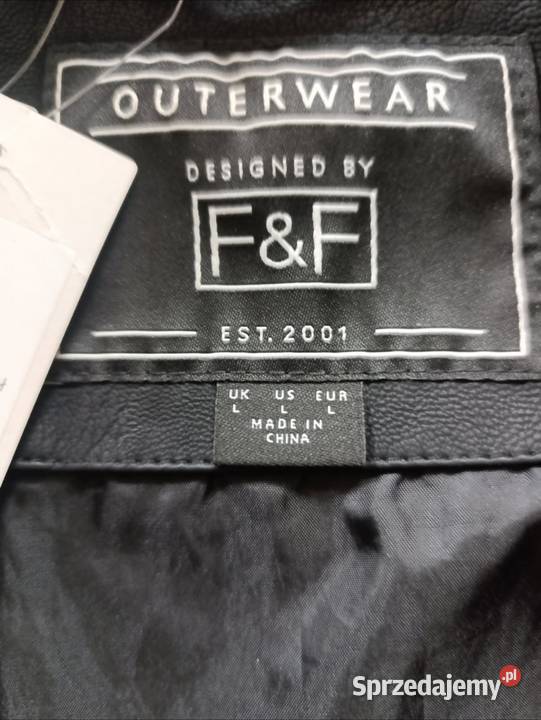 Kurta skórzana czarna Nowa Tanio Warszawa